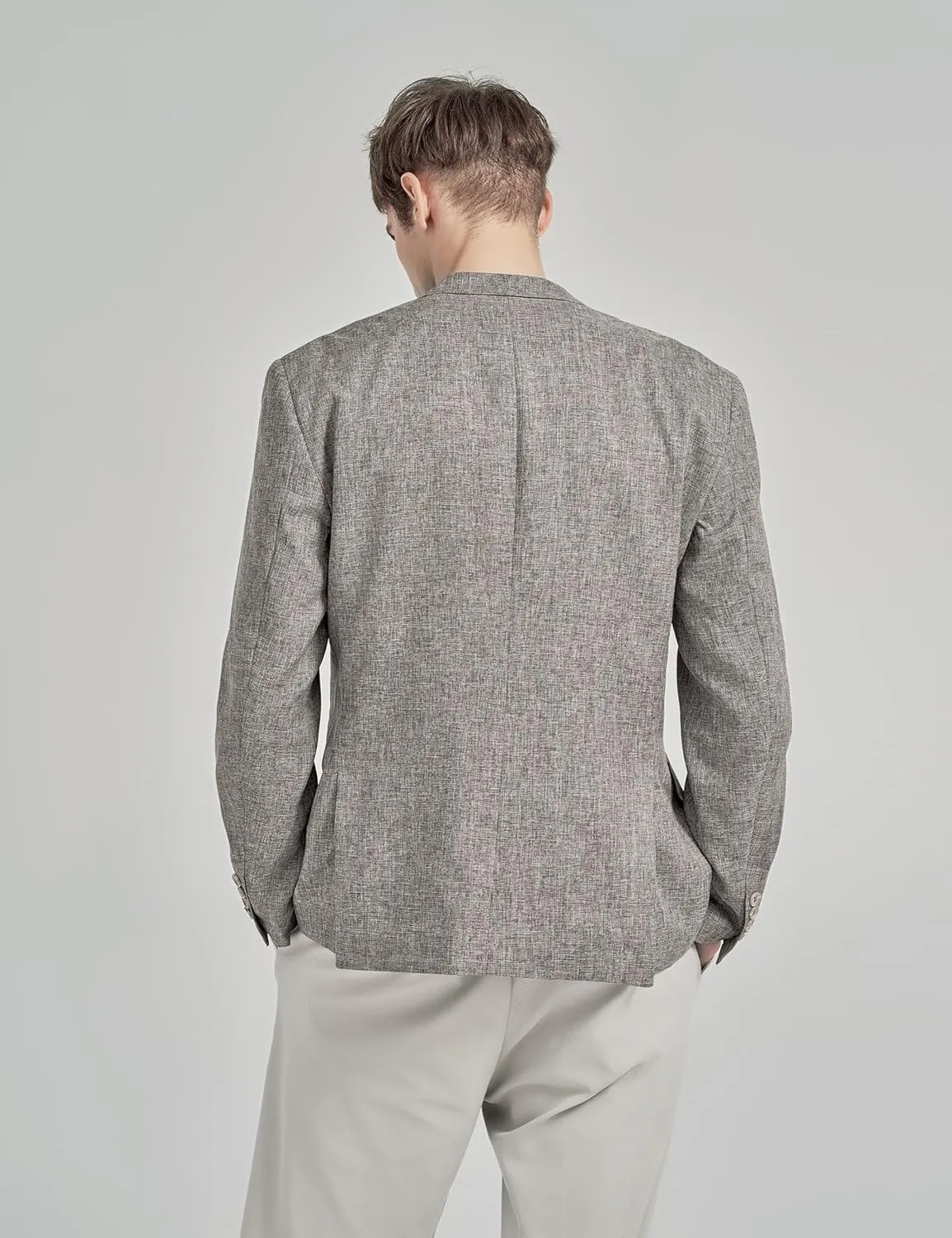 Alizeal Men's Casual Suit Jacket Sports Coat Business Suit One Button