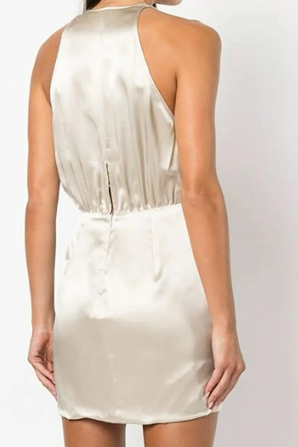 Amethyst Pearl Cream Dress