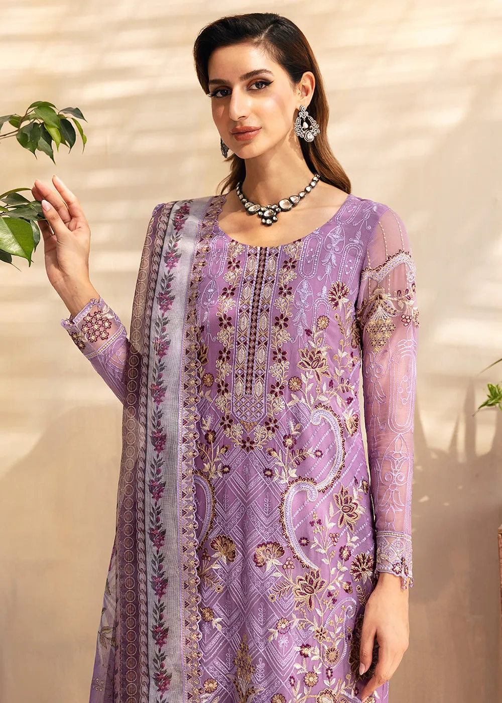 Chevron Luxury Chiffon Collection 24 by Ramsha | A-906