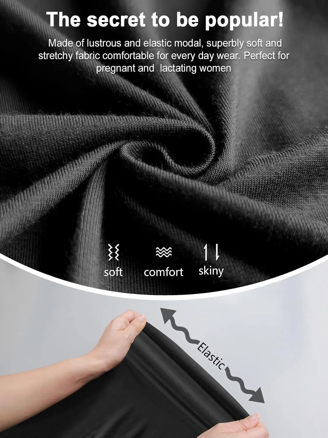 PARNIXS Women's Summer Short Sleeve Maternity Dress Patchwork Pregnancy Clothes