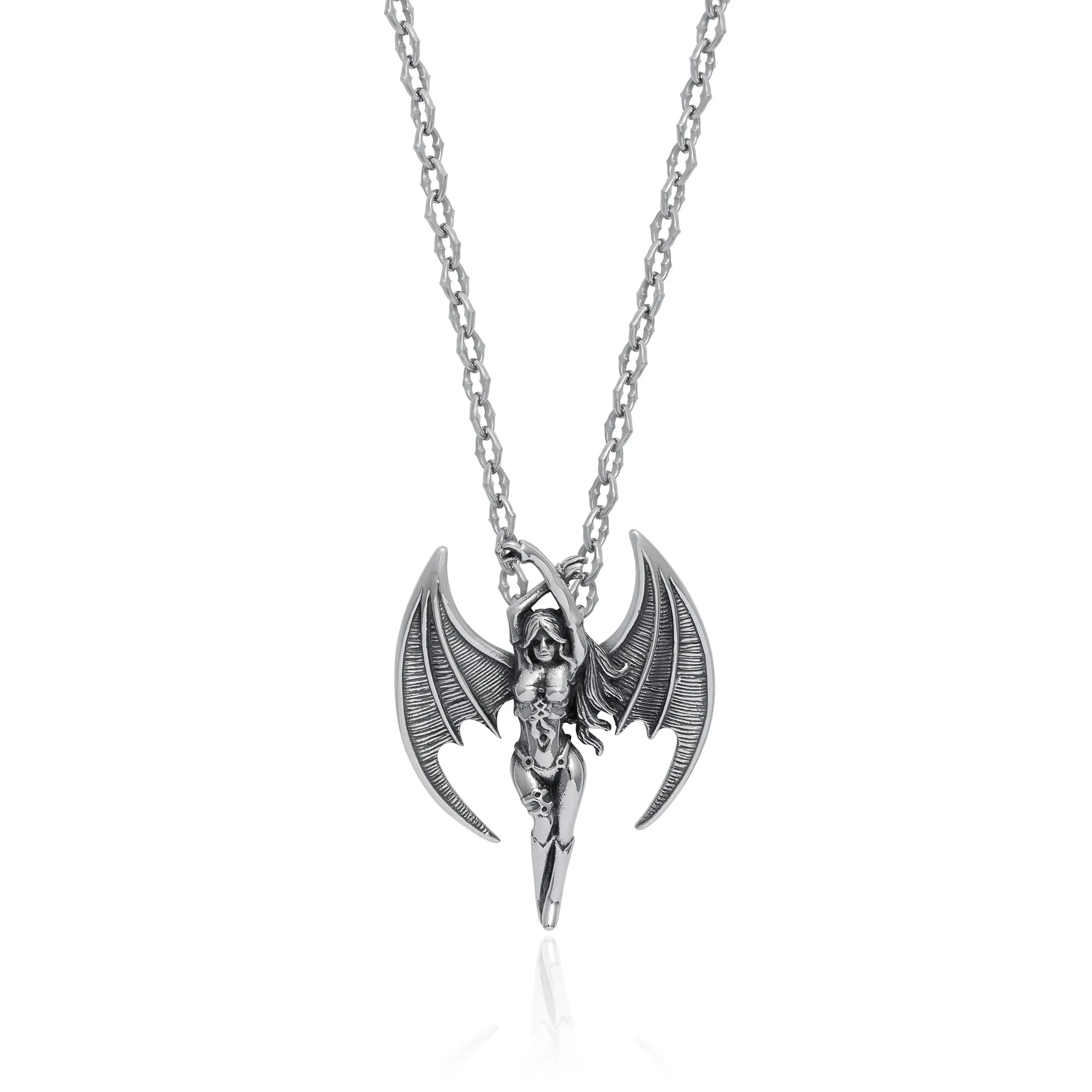 "The Cathedral" 6mm Spiked Chain with Custom Pendant Choice