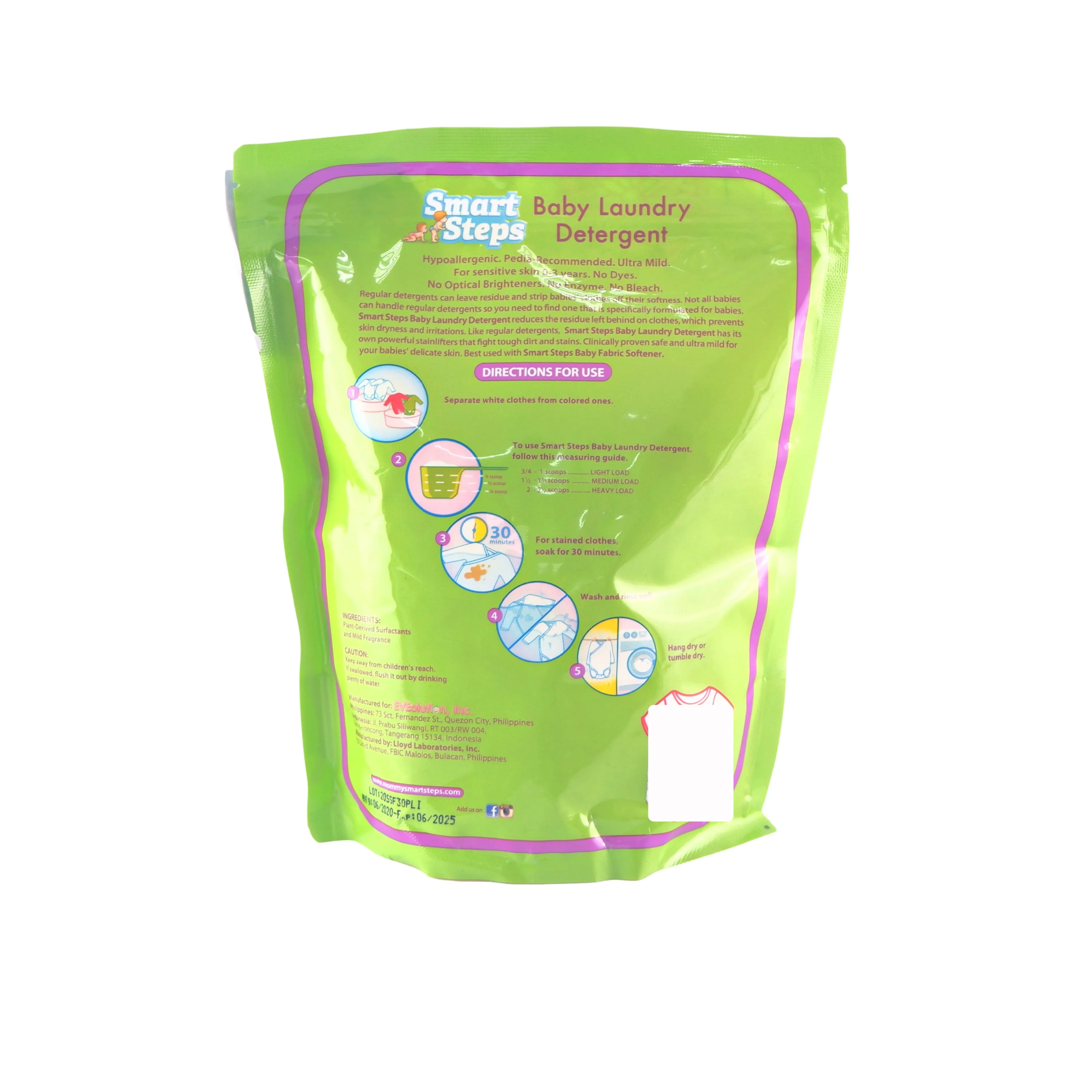 Smart Steps Baby Laundry Powder Detergent 900g